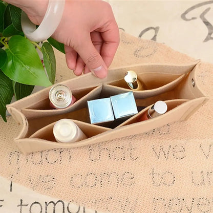 Felt Insert Bag — Durable Portable Purse Liner for Storage & Organization