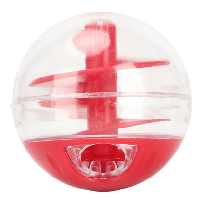 Cat Treat Dispensing Ball - Interactive Bite Resistant Slow Feeder Puzzle Toy for Kittens and Cats