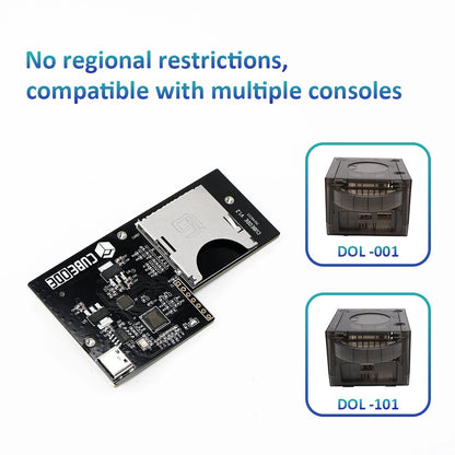 RetroScaler CUBEODE V1.2 Optical Drive Emulator – GameCube GC Loader Swiss SD2SP2 Replacement for All NGC Versions