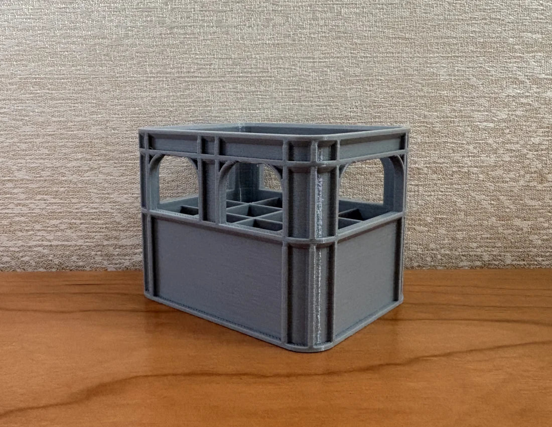3D Printed DIY Battery Storage Box – Stackable Beer Crate for AA, AAA, and 9V Batteries Organizer
