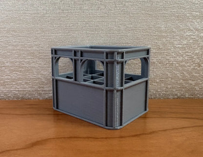 3D Printed DIY Battery Storage Box – Stackable Beer Crate for AA, AAA, and 9V Batteries Organizer