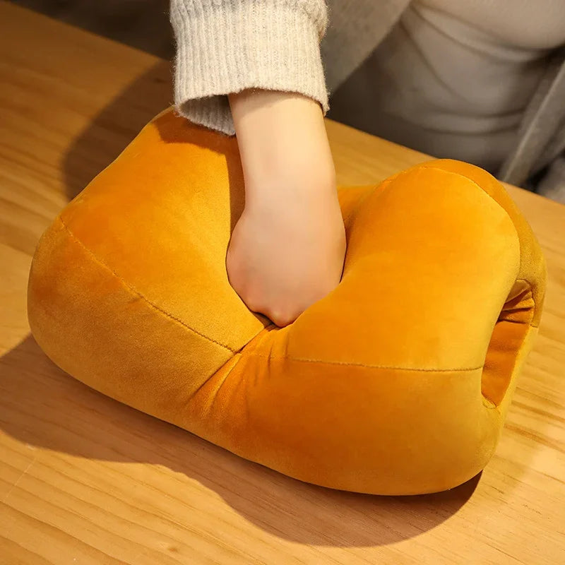 New Dual-Use Meat & Bone Plush Pillow – Soft Handwarmer Stuffed Pillow, High-Quality Home Decor