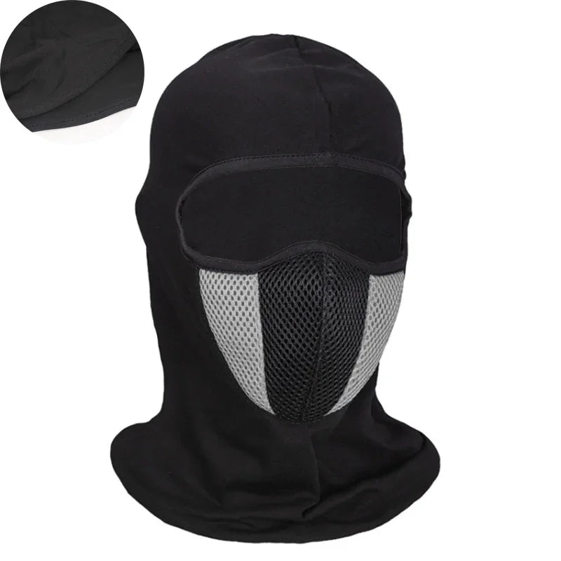 Breathable Motorcycle Balaclava – Full Face Skullies Cap for Motocross, Moto Riding & Helmet Use