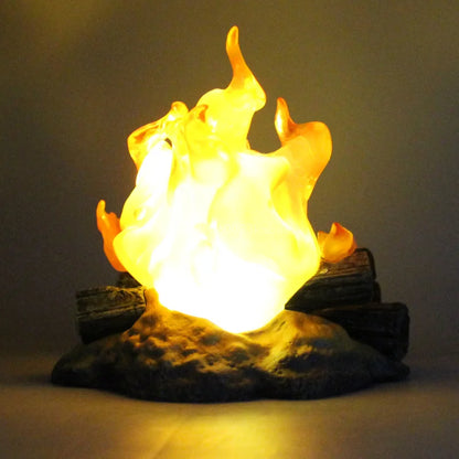 Calcifer 12cm PVC Figure – Kawaii Action Figurine with Light, Desktop Decoration & Kids Birthday Gift