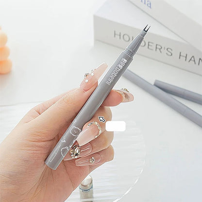 Double-Claw Liquid Eyeliner — Ultra-Thin, Waterproof, Non-Smudge & Sweat-Proof Lower Lash Pen