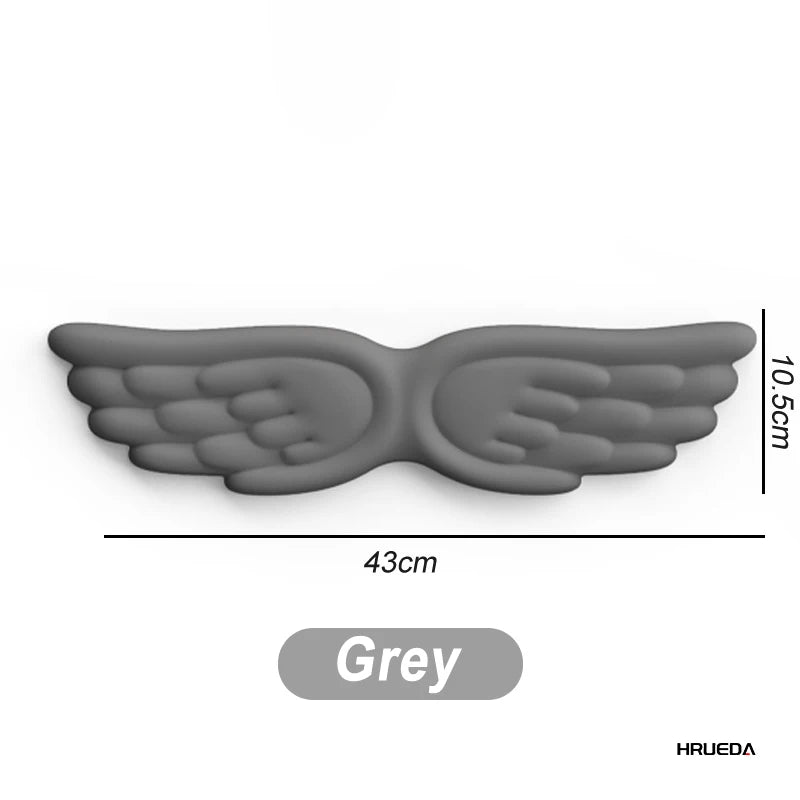 Keyboard & Mouse Wrist Rest Set – Angel Wing Memory Foam Ergonomic Non-Slip Support for Laptop & PC