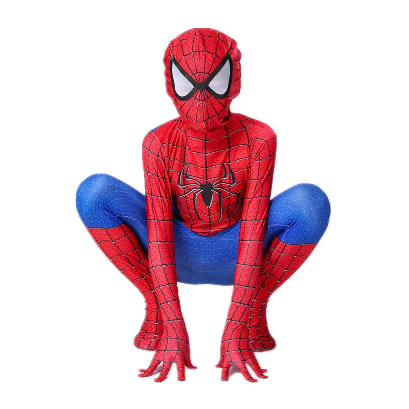 Kids Superhero Costume Onesies – Movie Character Fantasy Dress-Up for Boys & Girls, Halloween Party & Photo Props