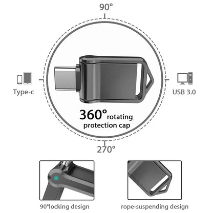 Xiaomi 2TB USB Flash Drive — High-Speed Dual-Use Type-C Memory Stick for Mobile & PC (1TB/512GB Options, 2025)
