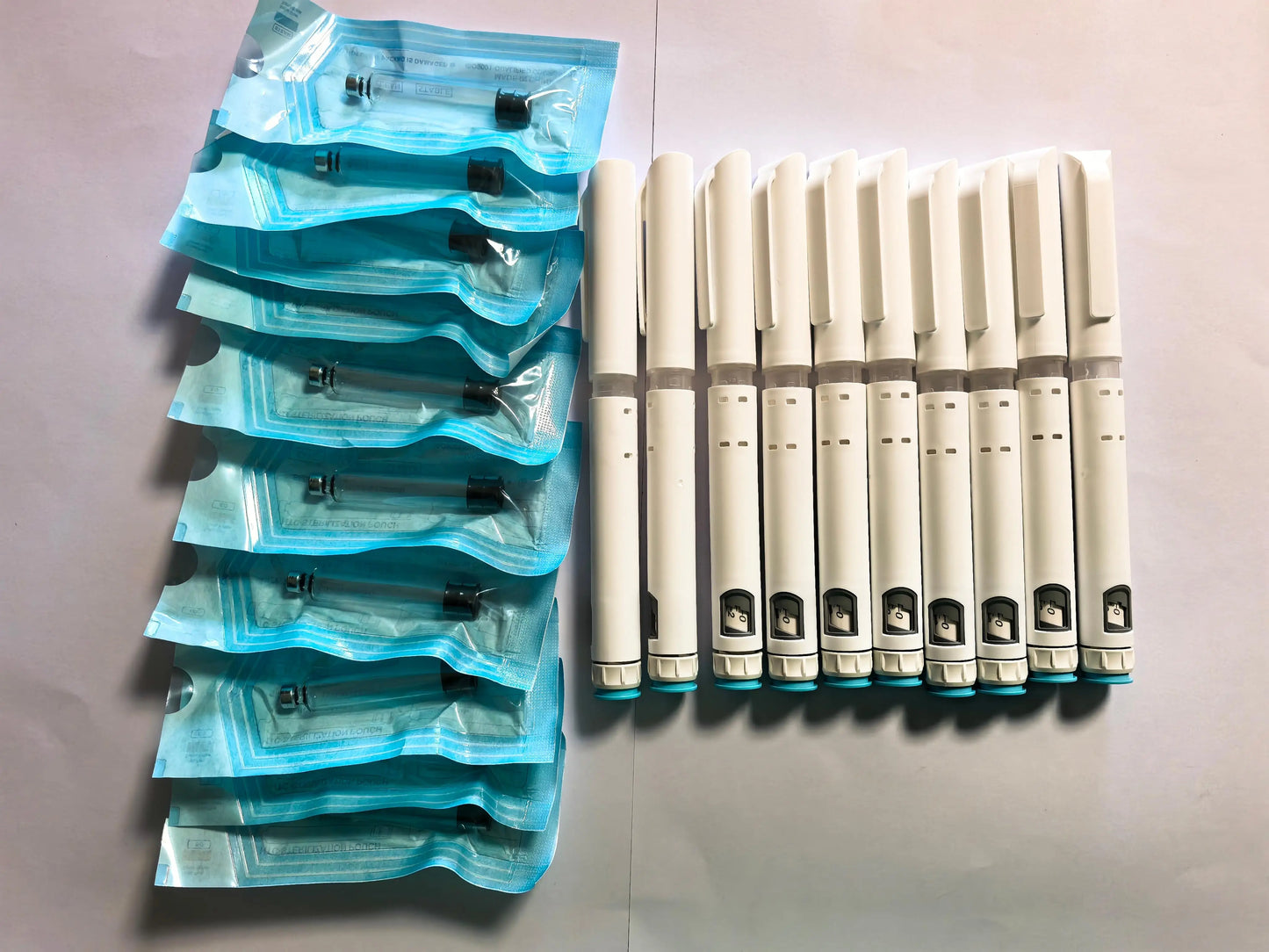 10PCS Disposable Injection Pens (Without Medication) — Individually Packaged Pre-Filled Pen Set