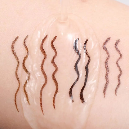 Waterproof Quick-Dry Liquid Eyeliner — Ultra-Fine Matte Black & Brown, Long-Lasting Silkworm Eye Makeup Gift