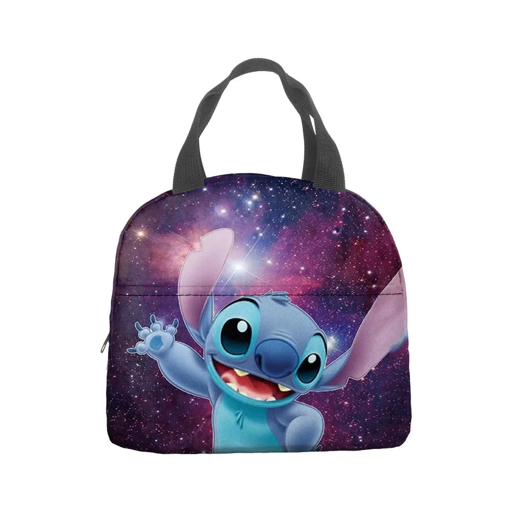 MINISO Stitch Children's Lunch Bag – Cartoon School Lunch Box Mochila, Perfect Gift for Kids