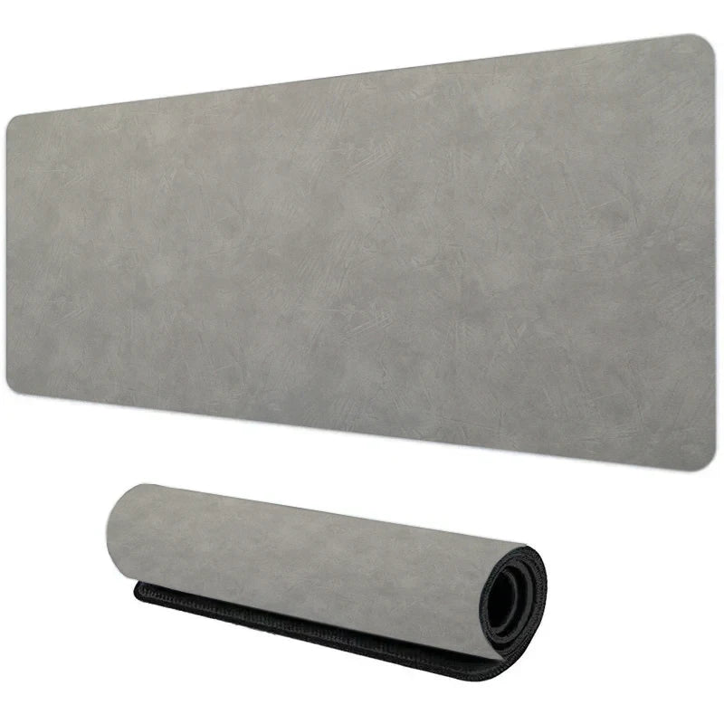 Gray Texture XXL Gaming Mouse Pad – Large 90x40cm Rubber Anti-Slip Desk Mat for Computer Office and Gaming