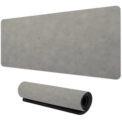 Gray Texture XXL Gaming Mouse Pad – Large 90x40cm Rubber Anti-Slip Desk Mat for Computer Office and Gaming