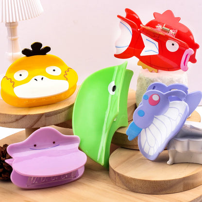 Pikachu Hair Claw Clip - Cute Pokemon Cartoon Hair Clip for Women and Girls