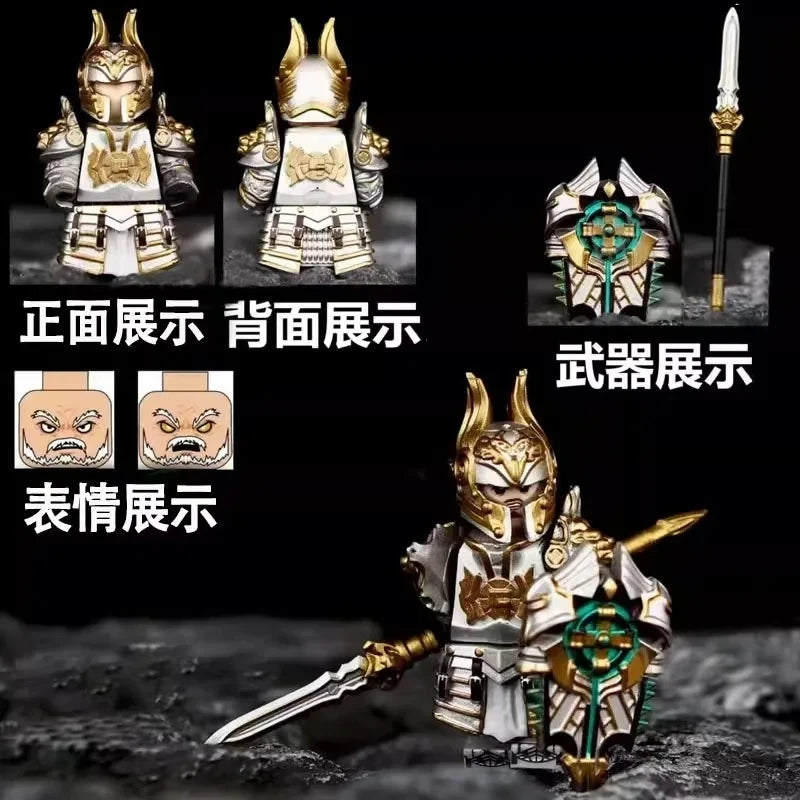 2025 GP201 Lich King Medieval Round Table Building Block Set – Knights Anime Action Figure Model Toy for Collectors & Gifts