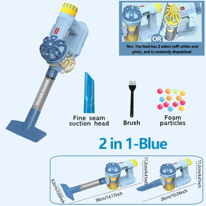Kids Electric Vacuum Cleaner Toy Set – Simulation Role Play Housekeeping Educational Gift for Toddlers Boys & Girls