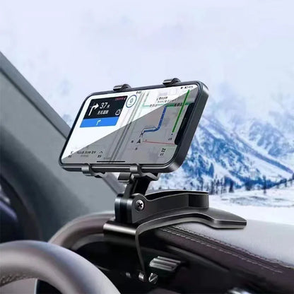 Multi-Function Car Mobile Phone Mount – Instrument Cluster & Rearview Mirror Navigation Bracket