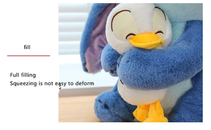 Disney 30cm Lilo & Stitch Plush Toy – Kawaii Stitch & Donald Duck Stuffed Dolls for Kids Christmas Gift