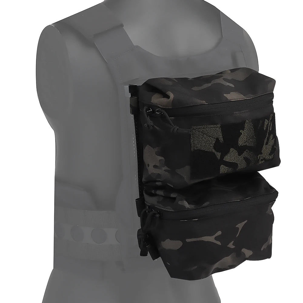 V5 FCPC Tactical Vest Backplate – Military Airsoft Hunting Plate Carrier with Sub-Package, Double Mag & Sundries Pouch