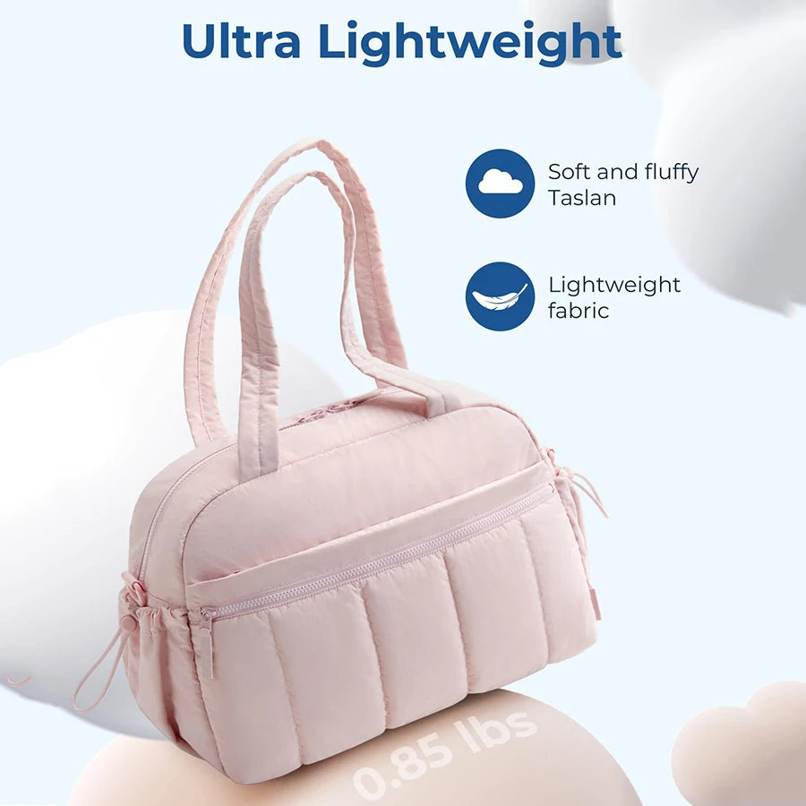 Women's Travel Duffel Bag - Waterproof Luggage with Dry Wet Separation, Gym & Weekender Bag, Cabin Bag