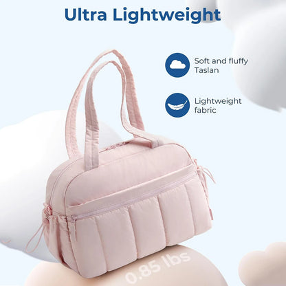 Women's Travel Duffel Bag - Waterproof Luggage with Dry Wet Separation, Gym & Weekender Bag, Cabin Bag