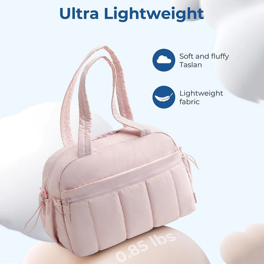 Women's Travel Duffel Bag - Waterproof Luggage with Dry Wet Separation, Gym & Weekender Bag, Cabin Bag