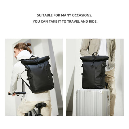 HK Expandable Travel Backpack for Men – Large Capacity Waterproof 15.6” Laptop Bag, Hiking Rucksack & Cycling Daypack with USB Port