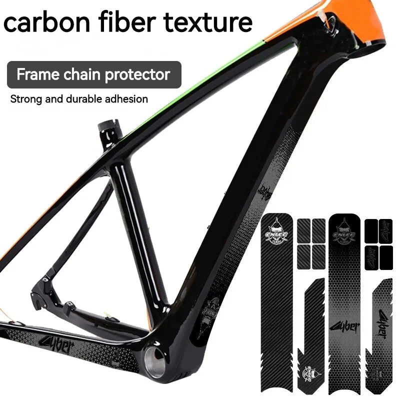 ENLEE Bicycle Frame Protection Sticker – Removable Anti-Scratch Tape for MTB Down Tube, Cycling Accessories