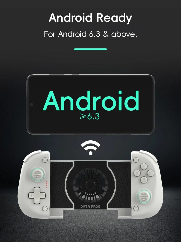 DATA FROG X3 Wireless Game Controller — Android Controller for Samsung Galaxy, Compatible with PUBG Mobile