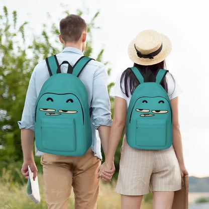 Gumball Cartoon Backpack - Spacious School Bookbag for College Students, Men & Women Hiking Daypack