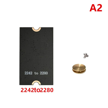 M.2 SSD Adapter Card 2230 to 2242 / 2230 to 2280 / 2242 to 2280 NVMe Extension Converter Bracket Transfer Adapter for Solid State Drive Upgrade