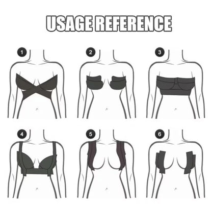 Adhesive Breast Lift Tape – Invisible Bust Support for B–E Cup Sizes and Backless or Strapless Outfits