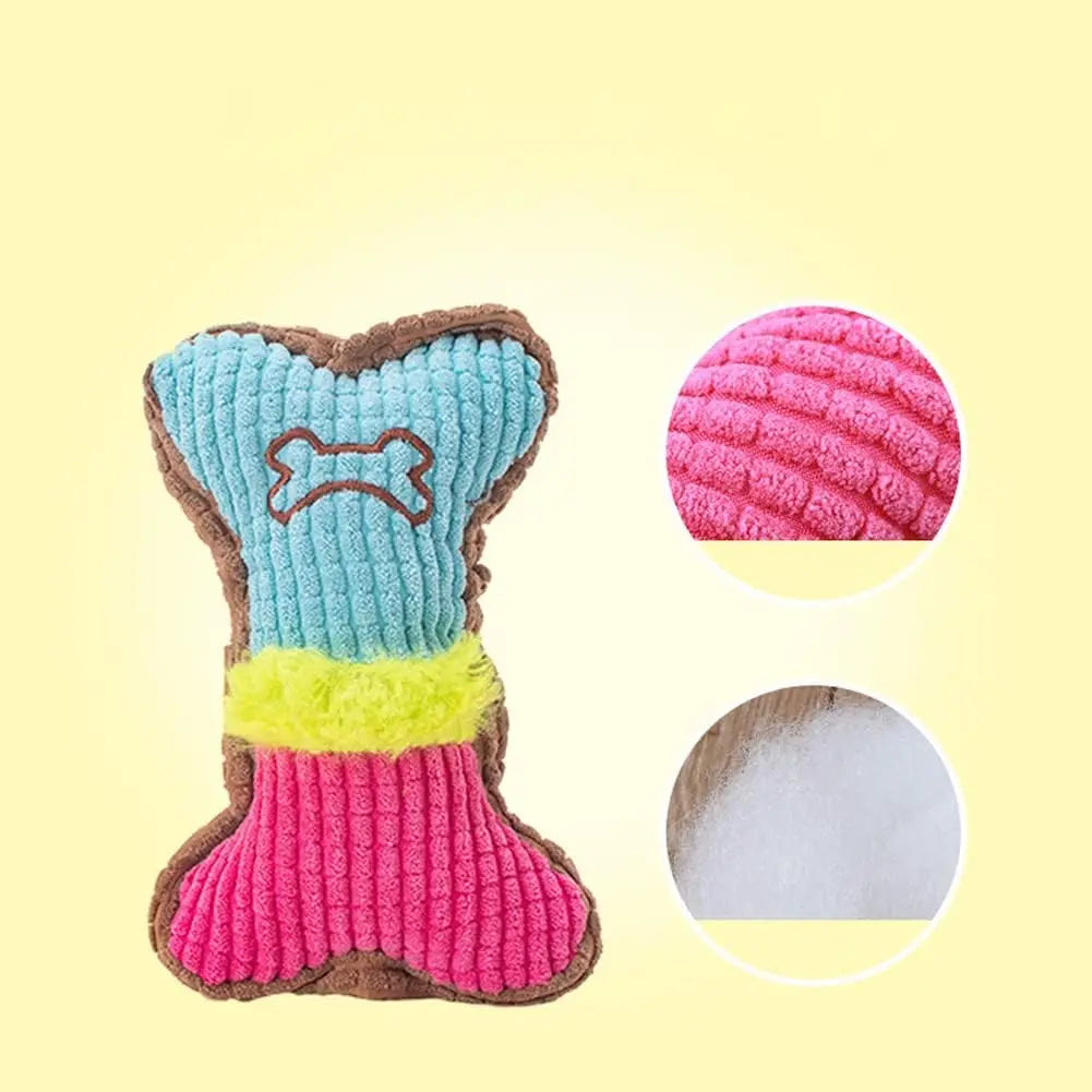 Interactive Squeaky Dog Toy: Plush Chew for Small to Medium Breed Puppies - Ideal Birthday Gift for Playful Pets