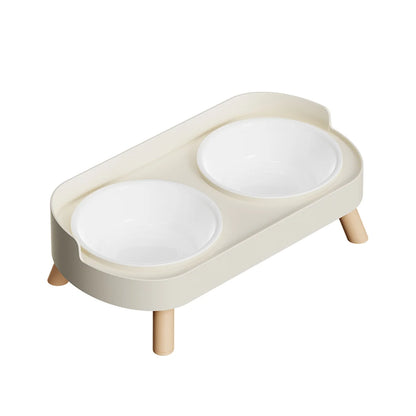 Colorful Dopamine Pet Double Bowl – Stainless Steel Large Capacity Cat & Dog Feeding & Water Dish Fashion Pet Bowl Set
