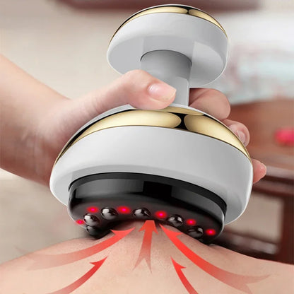Electric Meridian Massage Brush – Full Body Cupping & Scraping Massager for Abdomen & Back Relief at Home