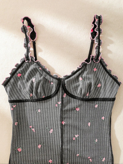 Women’s Sleeveless One-Piece Pajama Jumpsuit — Comfortable Loungewear for Sleep & Casual Wear