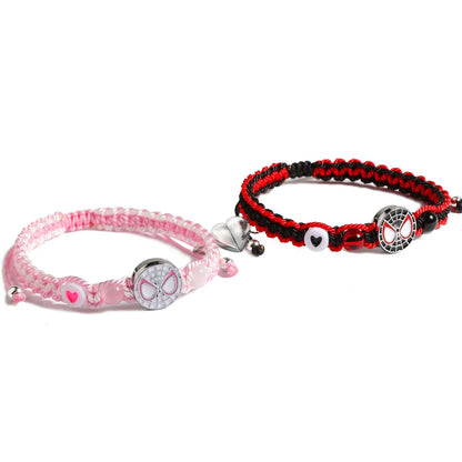 Spider Couple Bracelet - Adjustable Matching Jewelry for Valentine's Day, Everyday Wear and Romantic Gifts