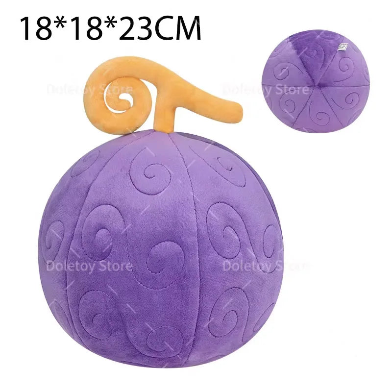 One Piece Plush Pillow Doll – Large Devil Fruit Anime Luffy, Chopper & Op-Op Stuffed Toy for Birthday Gift