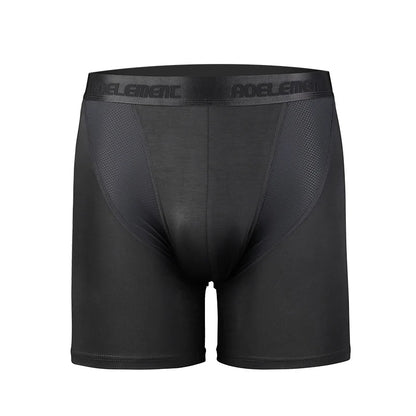 Men’s Sports Compression Boxer Briefs – Anti-Chafing Long Leg Modal Underwear, Quick-Dry Running & Fitness Performance Shorts