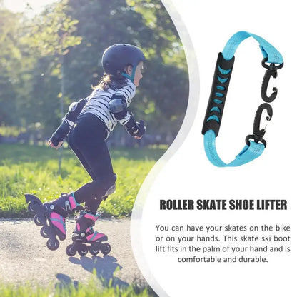 Portable Ski Boot and Inline Skate Carrying Straps - Adjustable Straps for Men & Women, Ideal for Ice Skates and Winter Skiing Equipment Accessories