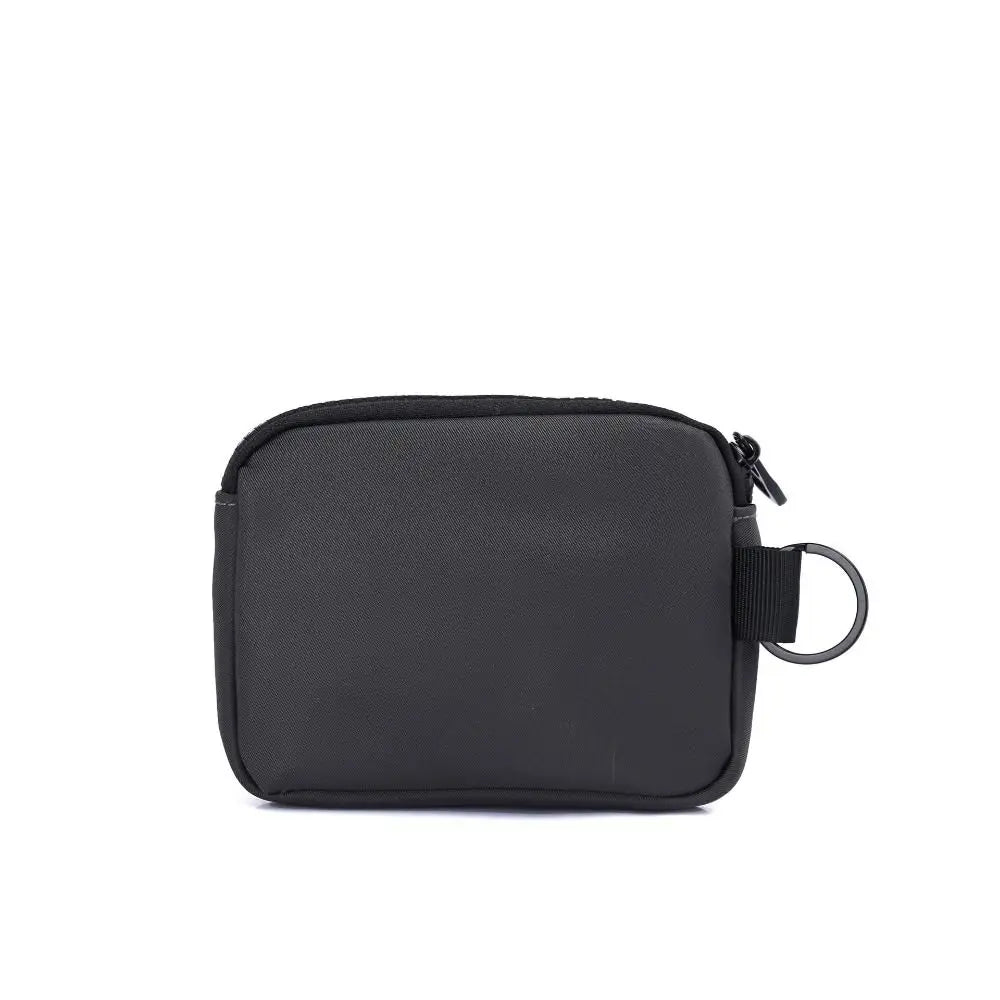 Casual Men's Canvas Coin Purse – Retro Zipper Wallet & Key Holder Small Money Bag for Youth