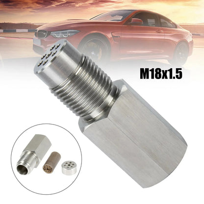 M18X1.5 Oxygen O2 Sensor Spacer Adapter – Universal Stainless Steel Extension Filter for CEL & Check Engine Light