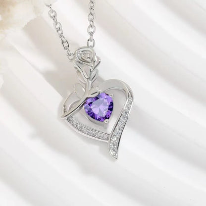 Heart Pendant Necklace - Elegant Hollow Design Jewelry Gift for Mother’s Day, Best Friends & Special Occasions