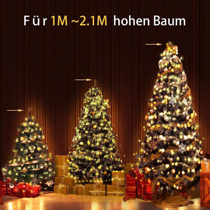 LED Christmas Tree String Lights – 1.5M/2M/3M Waterfall Garland for Patio, Garden, and Holiday Decoration 2025