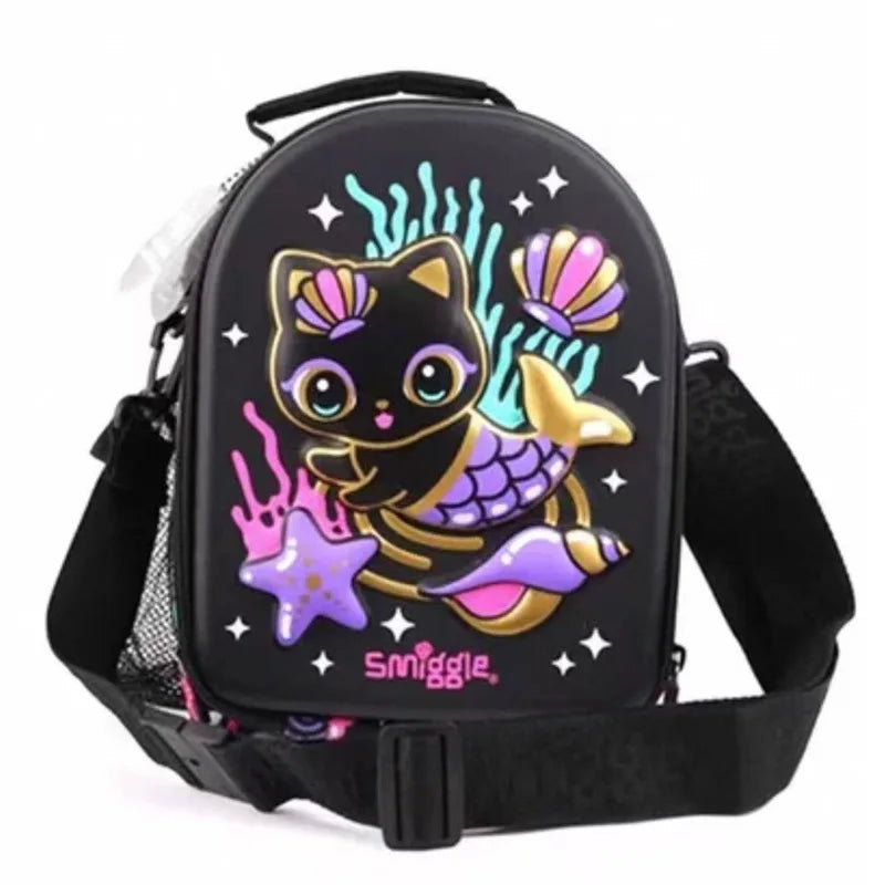 Australian Smiggle Cartoon Stitch Large-Capacity Insulated Bag – Lunch & Breakfast Handbag for Kids, Outdoor Use Gift