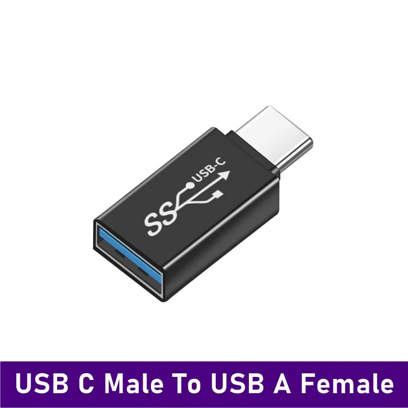 Tongdaytech Type C OTG USB Adapter – USB-C Male to USB-A Female Converter for MacBook, Samsung S20, OTG Connector