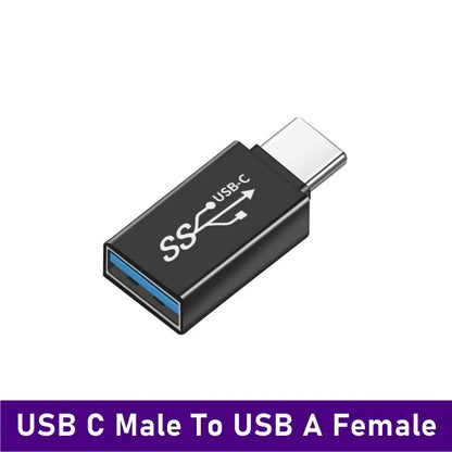 Tongdaytech Type C OTG USB Adapter – USB-C Male to USB-A Female Converter for MacBook, Samsung S20, OTG Connector