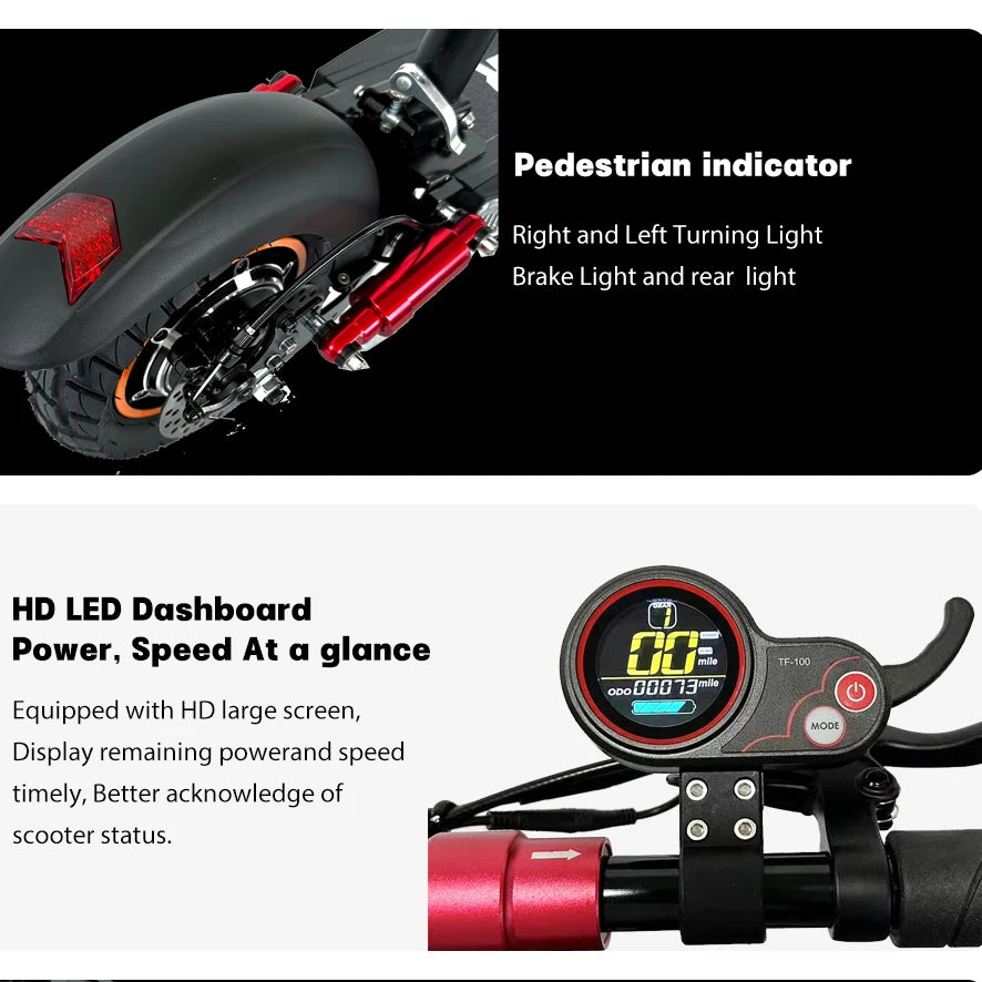 Adult Electric Scooter 48V 800W — EU/USA Warehouse, 13Ah-16Ah, Lightweight Long-Range 35-55km Kick Scooter