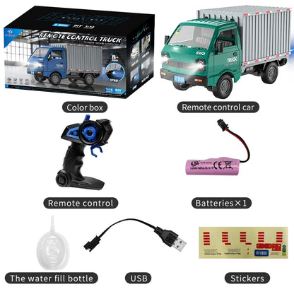 KF21 1:16 RC Drift & Climbing Truck – 2.4GHz Remote Control Car with Spray & LED Lights | Kids’ Gift Toy