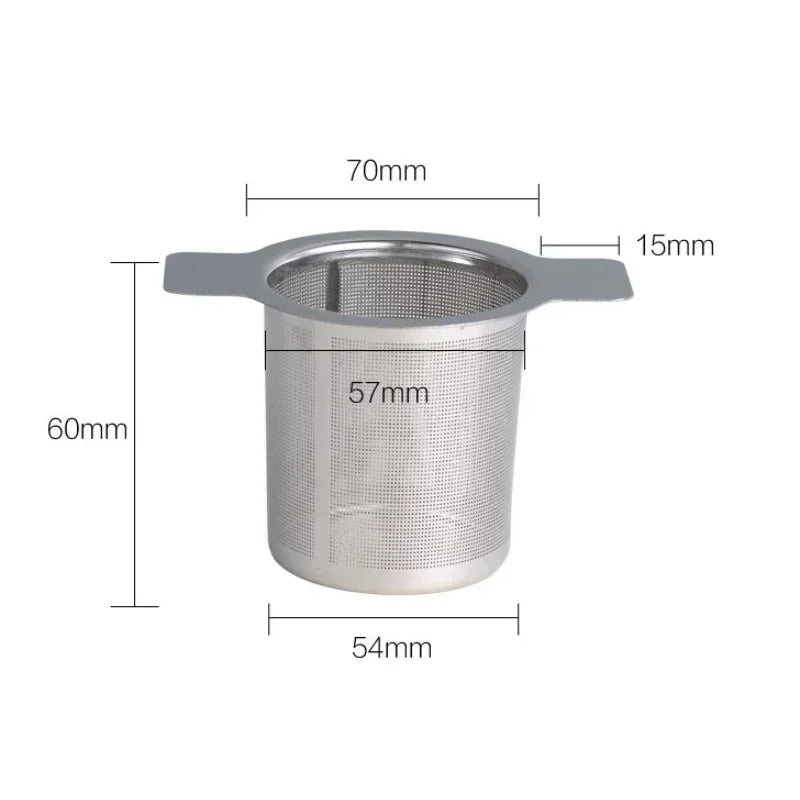 Stainless Steel Tea Maker Teapot Tray with Spice and Herb Strainer - Essential Kitchen Tool